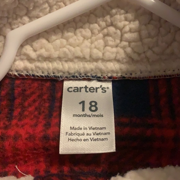 Carter’s Boys 18 Month Boys Sherpa Neck Pullover - Picture 2 of 5